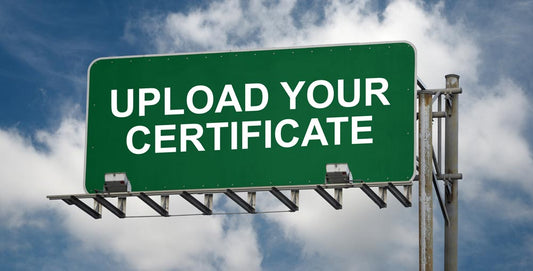 Upload Your Certificate